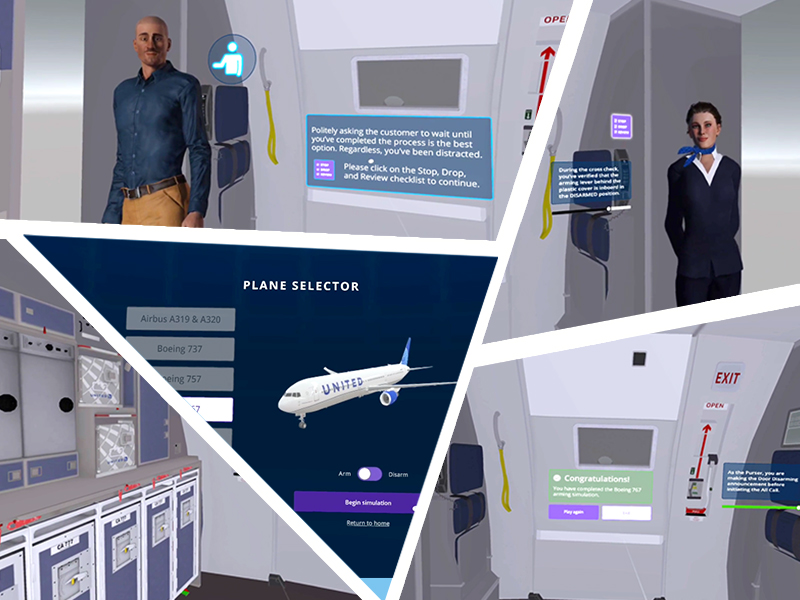 Inflight door operation
